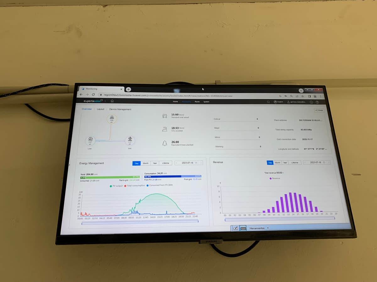 Fotos de placas fotovoltaicas
